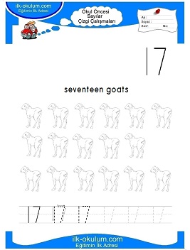 Çocuklar İçin Çizgi Çalışma Sayfaları 